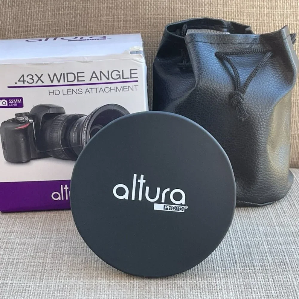 Altura Camera Lens MC HD 0.43X Wide Angle Lens 52mm Compatible with all Brand - Picture 4 of 12